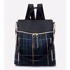 GWENN Plaid Backpack